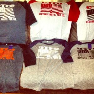 3/4 baseball shirts all colors two tone CTFU.
