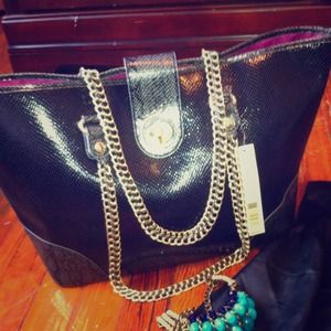 <<Reduced>Gorgeous Authentic  Snake Tote bag