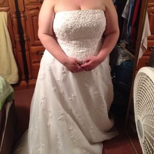 Beautiful nbw wedding dress from David's Bridal