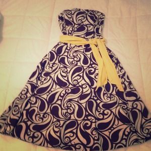 Anthropologie paisley print dress sz 2