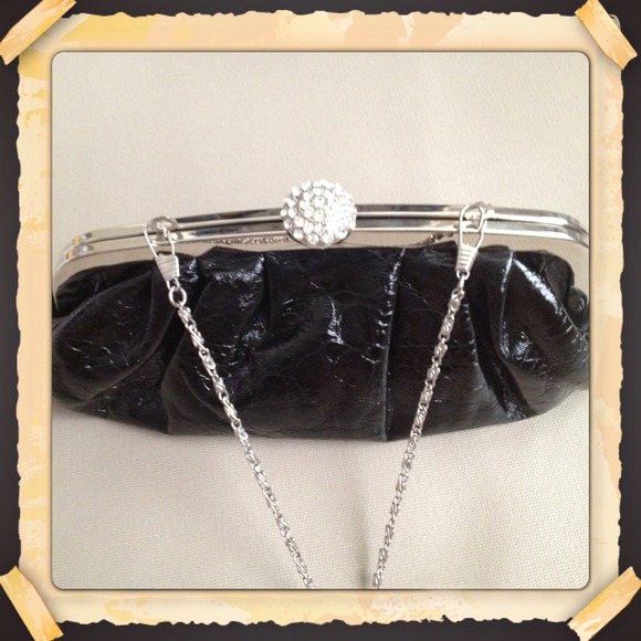 ⚠Reduced⚠Evening clutch purse with rhinestone