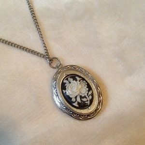 Silver Locket Necklace