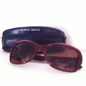 Red Giorgio Armani Sunglasses