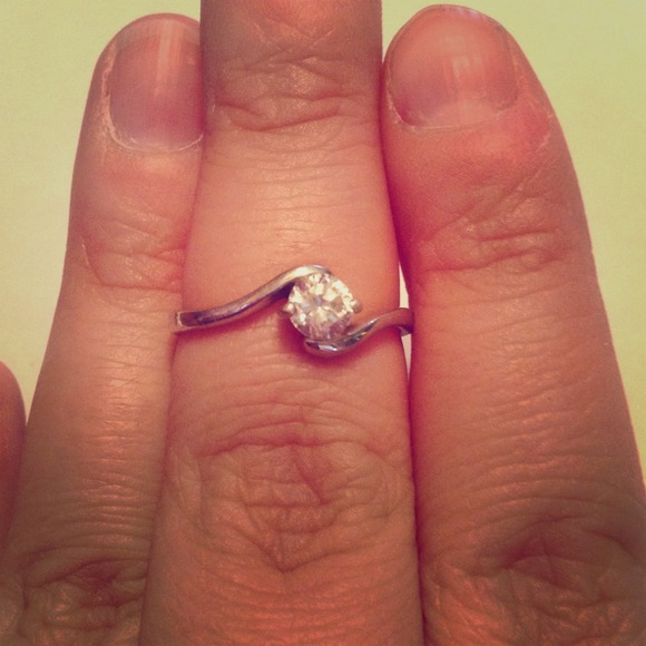Sterling silver CZ ring