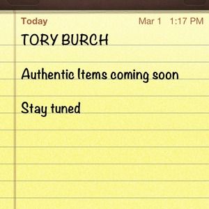 TORY BURCH... my closet is full of AUTHENTIC items