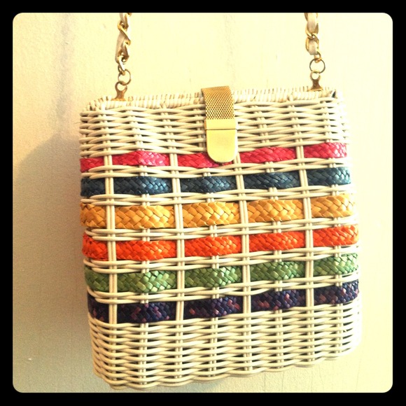 Basket Bag with gold detailing