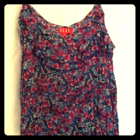 ❌SOLD❌Floral Watercolor dress w/ pockets!