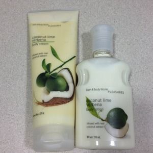 Bath & Body Works coconut lime verbena 2 pack