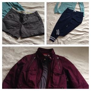 Bundle: jacket, sweatpants and shorts