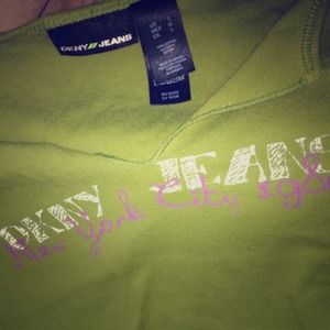 dkny shirt , cute cleavage