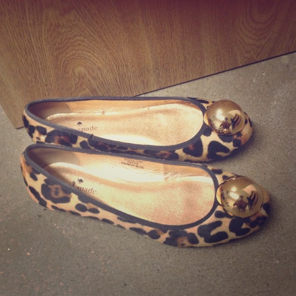 Kate spade cheetah flats