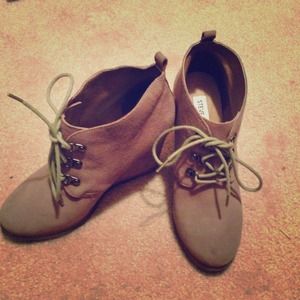 Steve Madden wedge booties. Size 7.5