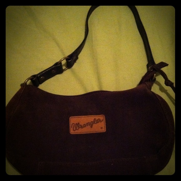 Wrangler suade purse