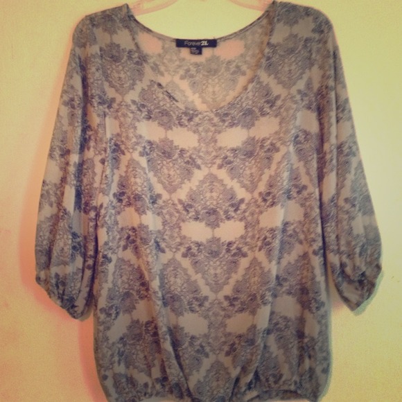 Forever 21 sheer top