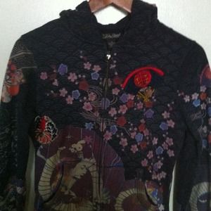 Lucky Brand embroided hoodie