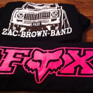 Reserved! Zac Brown Band and Fox Shirt Bundle!