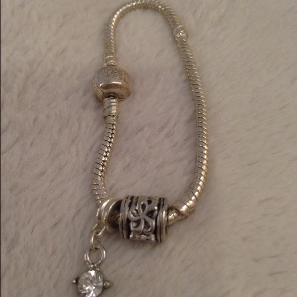 This is a child size bracelet fits Pandora beads