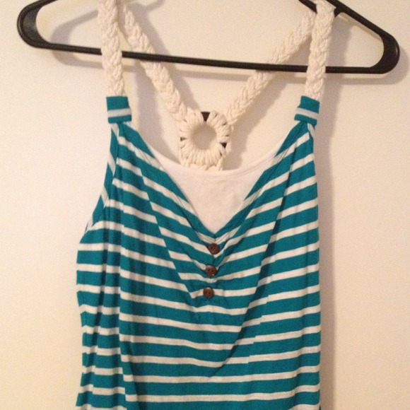 *Reserved* Striped tank top
