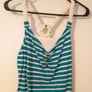 *Reserved* Striped tank top