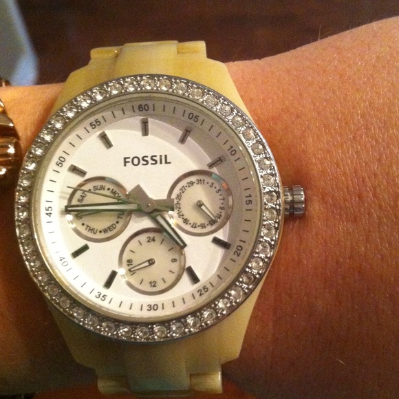Fossil Jewelry - Diamond Fossil Watch