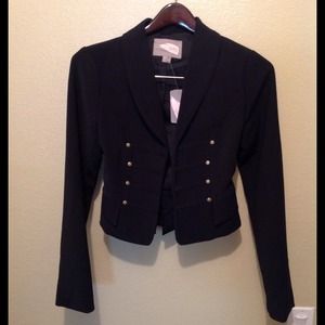 *SALE**Black Blazer with Gold Studs