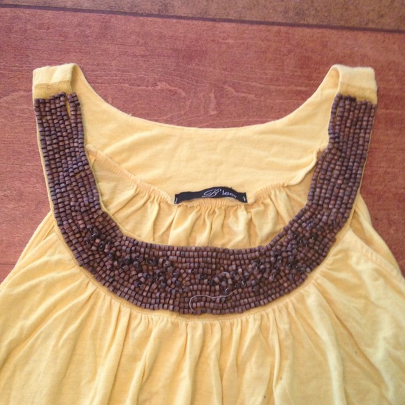 Yellow Flowy Tank - Picture 2 of 2