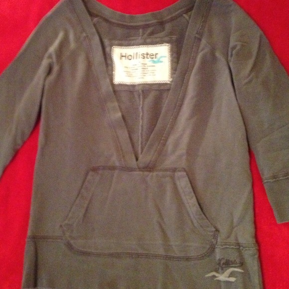 Hollister V-neck sweatshirt.