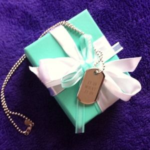 Tiffany Dog Tag  925