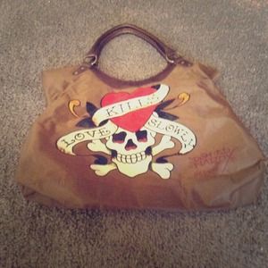 Ed Hardy tote bag