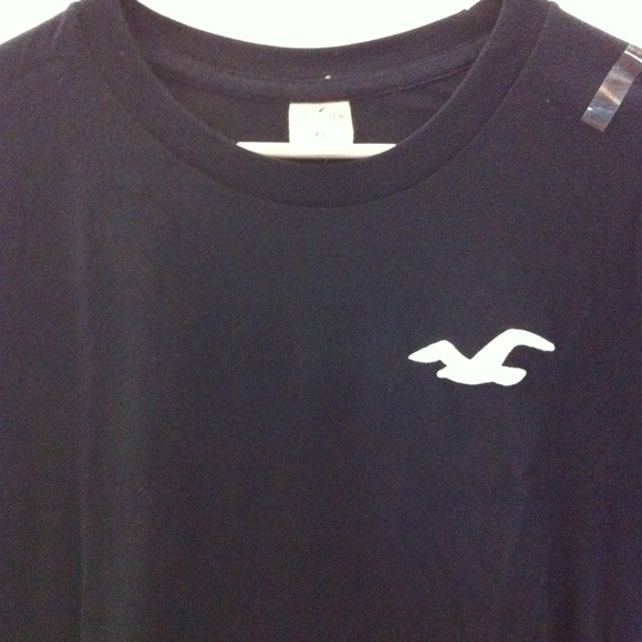 Men's Dark Blue Hollister T-Shirt