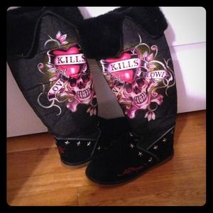 Ed Hardy boots