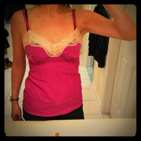 Rodarte for target fuchsia and cream camisole