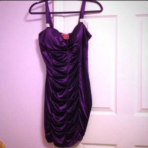 Purple stretch dress
