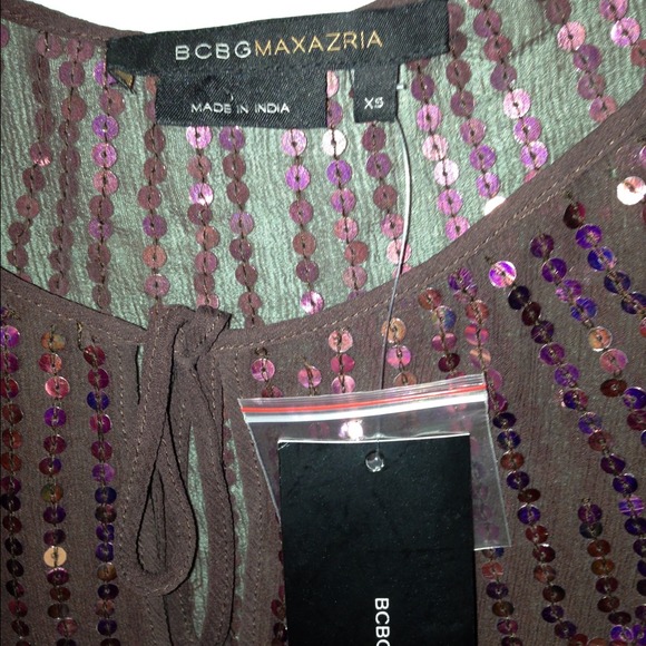 Dark Brown BCBG tunic - Picture 2 of 3