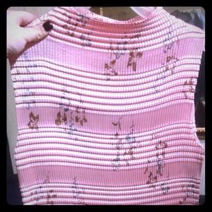 Asian inspired pink top