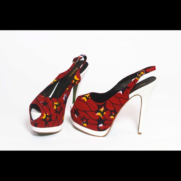 Platform sling backs