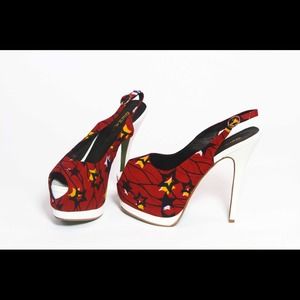 Platform sling backs