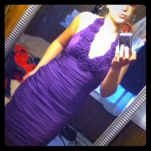 Purple dress