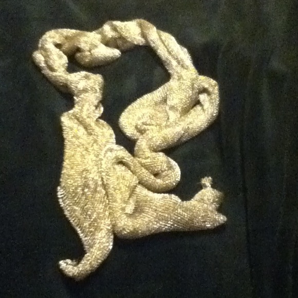 Vera Wang Metallic Scarf/Belt