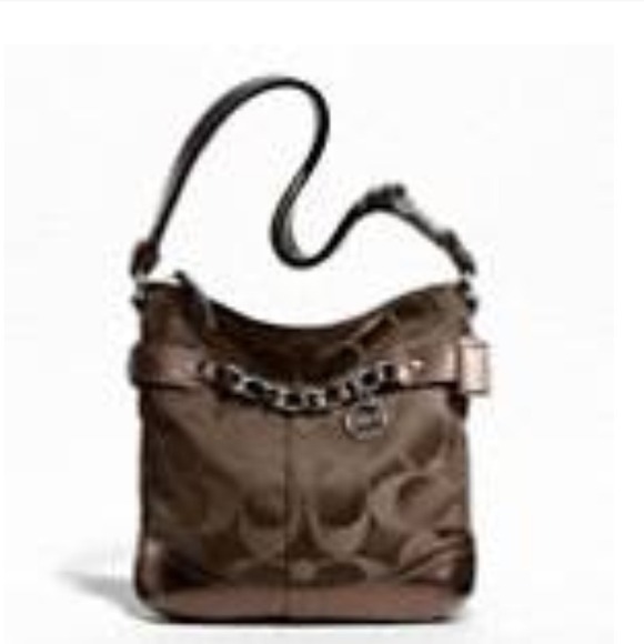 ⛔SOLD⛔Coach signature chain duffle - Picture 1 of 3