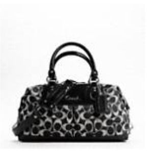 ⛔SOLD⛔Coach ASHLEY signature sateen shoulder bag