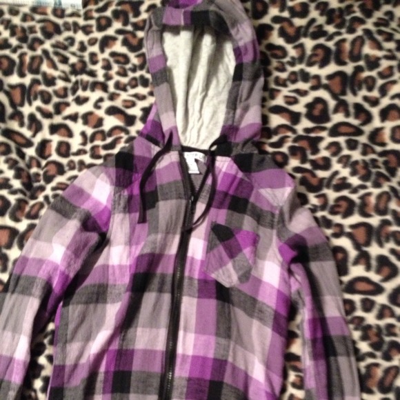 Purple Plaid Shirt