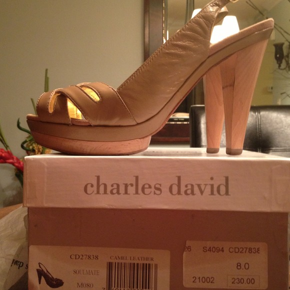 Charles David pumps- leAther like new/ Mint cond! - Picture 4 of 4