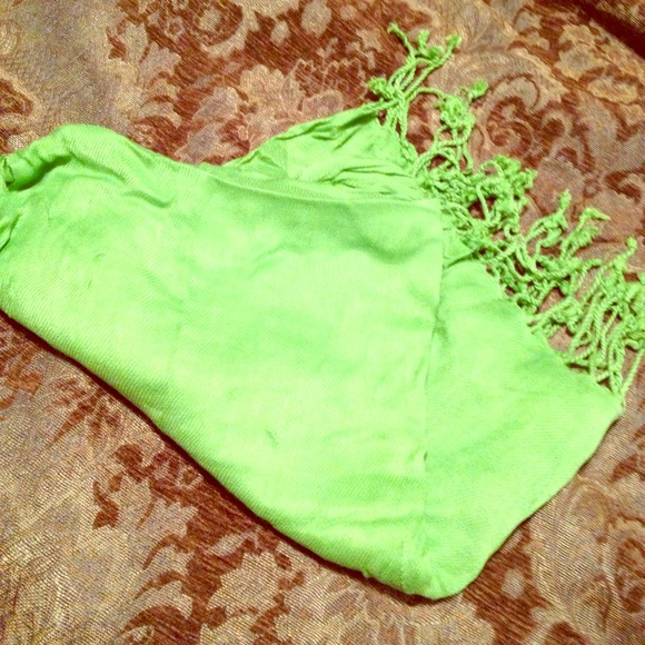 Lime Green Pashmina