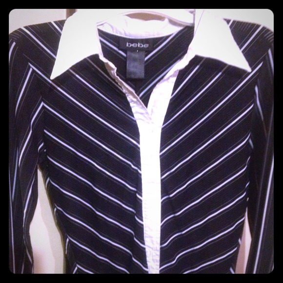 Bebe button up dress shirt