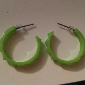 Small green hoops