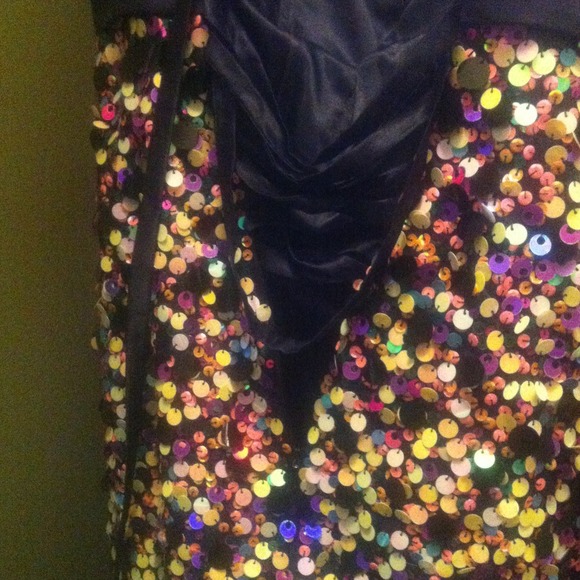 Tiffany brand mermaid style prom dress - Picture 2 of 4