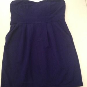 ⭐️Royal blue strapless dress