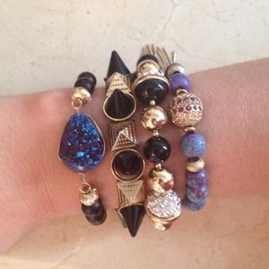 Blue Druzy Collection