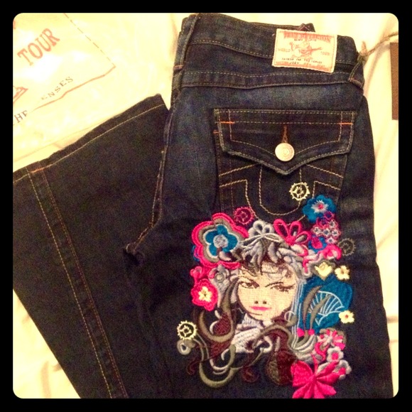 💥👇True Religion Miss Groovy Jeans 27 26 Joey💥👇 - Picture 1 of 4